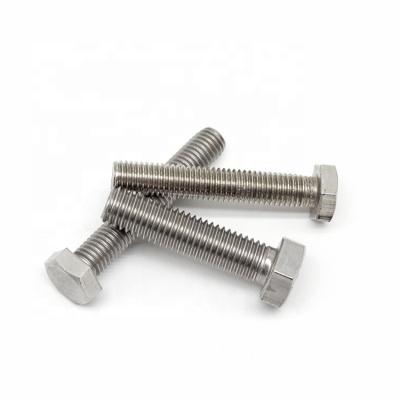 China High Heavy Duty 304 Stainless Steel 18-8 Hex Bolt M12 Hex Head Bolts With Full Thread for sale