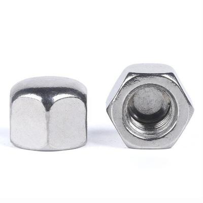 China Heavy industry nut manufacturer 304 stainless steel non-slip m3 m4/m8 screw cap hex lock nut for sale