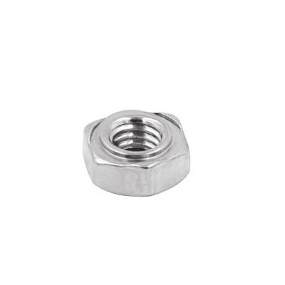 China Heavy Industry A2 A4 Stainless Steel DIN929 M6 M8 Weld Nuts With Six Spots for sale