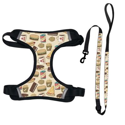 China 2021 Bestselling Custom Brand Logo Printing DETACHED Comfort Dog Harness, Reversible Duo Pet Harness for sale