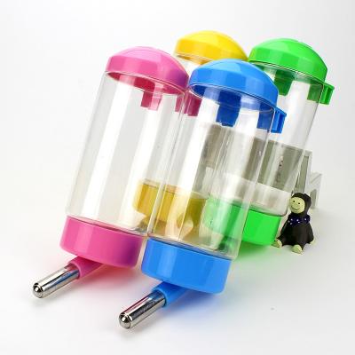 China Automatic 2-in-1 Nipple Bowl And Hamter Drinker Small Bird Plastic Drinking Dog Bottle 350ml 500ml 550ml for sale