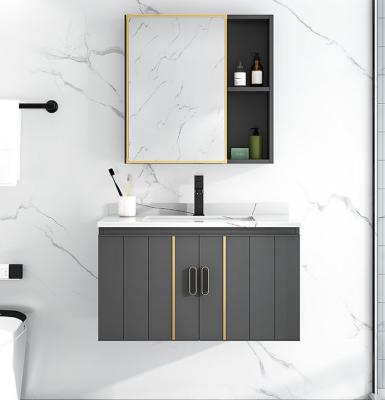 China Traditional Alumunum Bathroom Cabinet /durable and modern style for sale