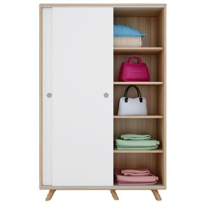 China Wholesale Adjustable Modern Home Melamine (Size) Wooden Wardrobe Cabinet Manufacturers for sale