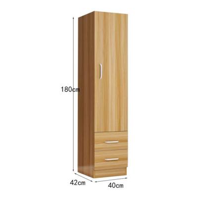 China Custom Modern Simple High Gloss Closet Natural Wood Wardrobe Environment Friendly for sale