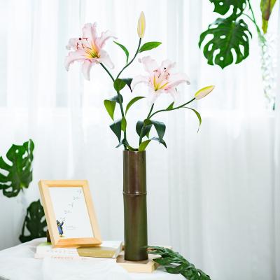 China Customized Artificial Flower Artificial Flowers PU Lilly Lilies Real Customization Real 1 PC for sale