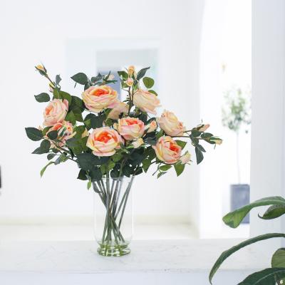 China Stem Rose Flowers PU Rose Artificial Flowers Artificial Rose PU Rose Richicgarden for sale