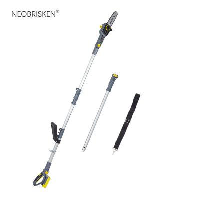 China Wood Saw NEOBRISKEN Garden Power Tools 20V high branch Chain saw orchard telescopic electric scissors rechargeable pruning Chain saw for sale