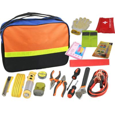 China Car Tool Kit NEOBRISKEN 18 pieces emergency kit for utility vehicle accompanying car pack Outdoor herramientas Manual tool box hand tools for sale