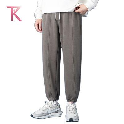 China Viable Custom Wholesale High Quality Khaki Cargo Men's Patch Pants for sale