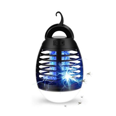 China Waterproof UV Rechargeable Mosquito Killer USB Insect Zapper Lamp USB 300 Lumen Camping ABS 300 Lumen Camping Light For Fishing for sale