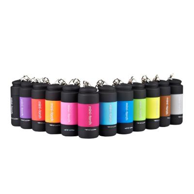 China Rechargeable Plastic Key Chain Flashlights Emergency LED MINI Key Lights Torch Portable USB for sale