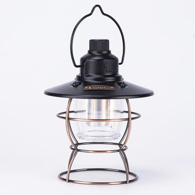 China ROAD Outdoor Tungsten Lantern Hanging Lights for Decoration LED USB Rechargeable Camping LED Lights Waterproof for sale