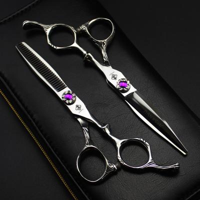 China Primacy Quality Thinning Scissors 6.0 Inch Hair Scissors GNJO2 For Hairdressers Barber Shop Tooth Hair Cutting Kit for sale