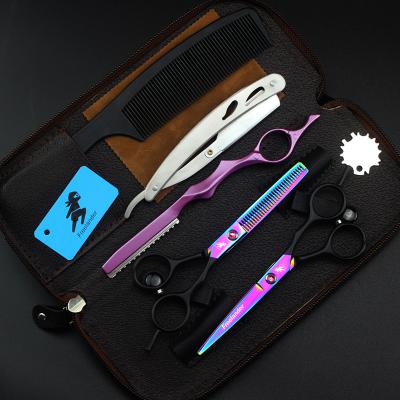 China Professional Hair Thinning 5.5 Inch FMBS-02 High Grade Flat Tooth Scissors Cutting Shears Hair Dressing Scissors for sale