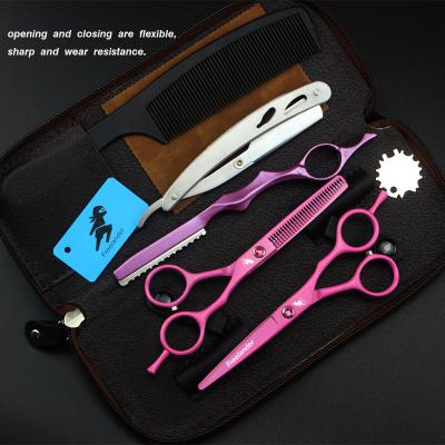 China FMBS-03 Inch Fashion Design Beauty Barber Scissors Hair Scissors Hairdressing Scissors Set 5.5 Inch New for sale