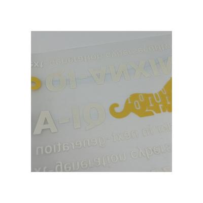 China Good quality washable custom heat transfer label accessories 3d silicone label for clothes for sale