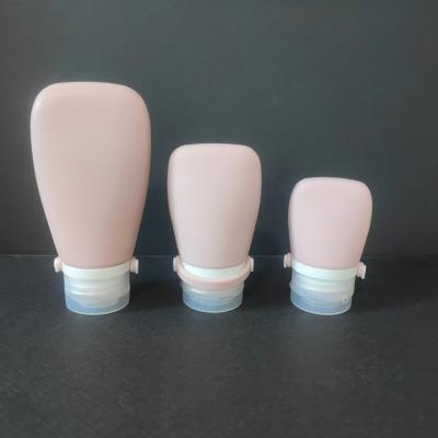 China Custom Bulk Leak Proof Portable Empty Shampoo Travel Size Silicone Bottles Container for sale