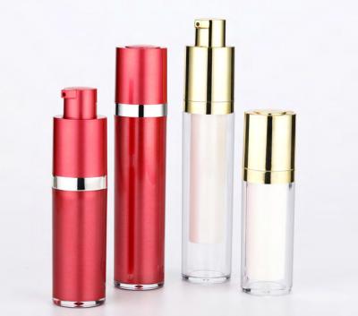 China Plastic PP Empty 10ml 15ml Cosmetic Airless Pump Lotion Serum Bottle en venta