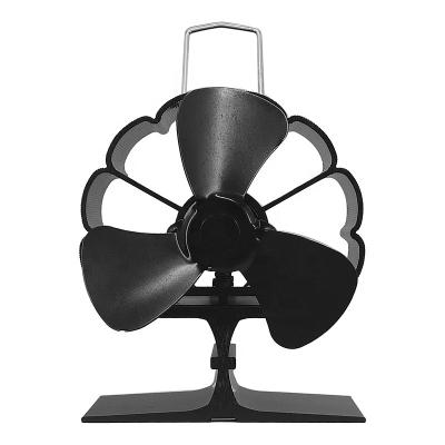 China Modern Mini Heat Powered Stove Fan 3-Blade Eco-Friendly Chimney Fan for sale