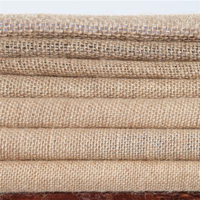 China Wholesale Cheap Price Eco-Friendly 100% Nature Burlap JacquardJute Fiber Jute Fabric Breathable For Home Decorations Sofa Curtain for sale