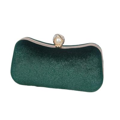 China Fashion To Dinner 2021 Supply Handbags Velvet Border Small Square Clutch Bag Lady Bag Dinner Bag Luxury Handbag for sale