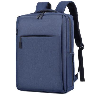 China With Wholesale New Breathable USB Shoulders Back Bags Wholesale Business Travel Laptop Backpack Simple Slim Bag for sale