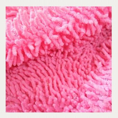 China Stocked Hot sales Chenille CleaningChenille Fabric 100% Polyester Rug Chenille  Fabric Microfiber Mop Cloth for sale