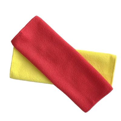 China Moisture-Absorbent Weft knitting car detailing microfiber towels 80 Polyester 20 Polyamide Microfiber Brushed Car Drying Towel Microfiber for sale