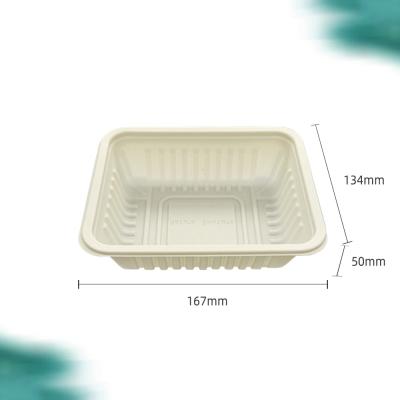 China Disposable square lunch box can take away plastic food containers, convenient containers and hot sales products for sale