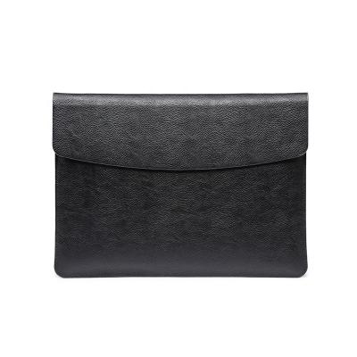 China B&M Magnetic Envelope Pouch Notebook Slim Case Bag Waterproof PU Leather 13 Inch Laptop Sleeve With Mouse Pad For Macbook M1 for sale