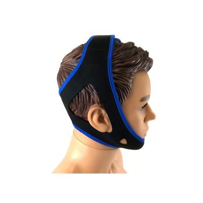 China Sale Neoprene Prevention Device Adjustable Warm Soft Material Snoring Anti Snoring Comfortable Elastic Chinstrap for sale