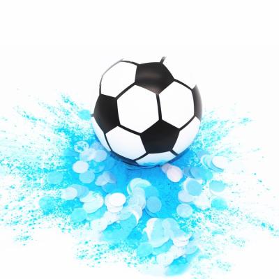 China PS Material Amazon Hot Pink Or Kind Blue Reveal Football Soccer Ball Exploding Sets for sale