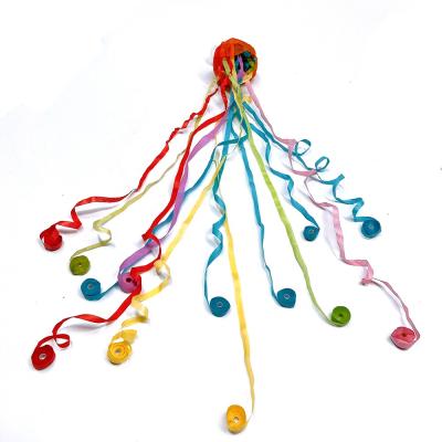 China Party Supplies Party Decoration Magic Hand Throwing Plastic Color Streamers Ball for sale