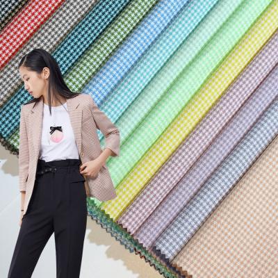 China Wrinkle Resistant In Stock Hot Selling Polyester Spandex Viscose TR Tailoring Fabric For Women Tailors TR for sale