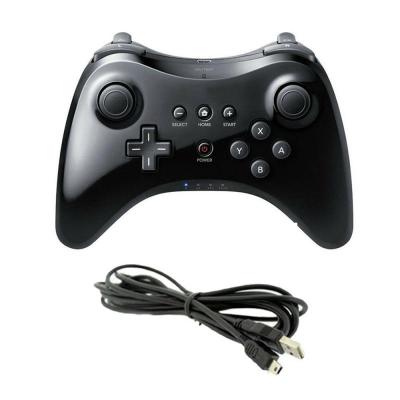 China Classic Wireless Joystick BT Gamepad Touch Buttons Gaming Controller for Nintend Wii U pro with USB Cable Wireless Controller for sale