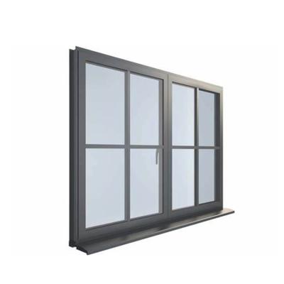 China Swing Aluminum Windows And Doors Fire Rated Soundproof Double Tempered Glass Villa Windows for sale