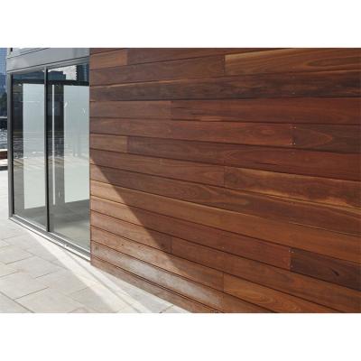 China Modern Rainscreen Merbau Hardwood Siding for sale