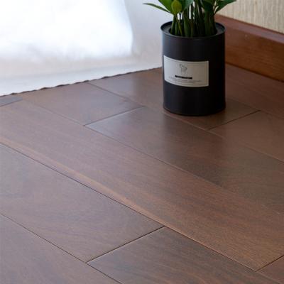 China Traditional 18mm Solid Catbrier Teak Flooring Chinese Teak Solid Wood Flooring for sale