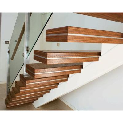 China Traditional Acacia Walnut Solid Wood Stair Tread for sale