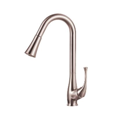 China Electric Faucets Single Handle Polished Kitchen Faucet Sink Faucet for sale