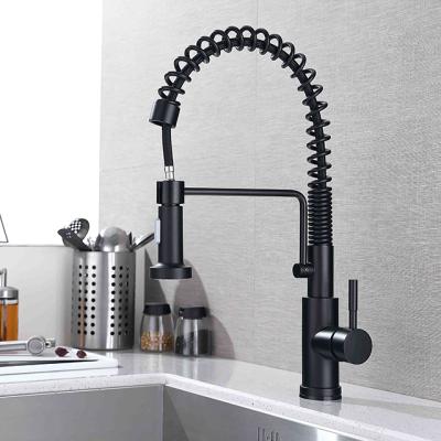 China Single Sense Faucets Spring Industrial Faucet Touch Handle Faucet Black Water Spout for sale