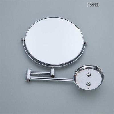 China Double Sided Magnifying Bathroom Mirror Modern Wall Mounted Retractable Small Mirror Cosmetic Mirror for sale