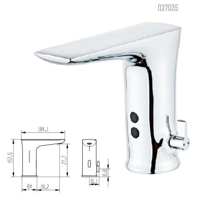 China Faucets Electric Bathroom Infrared Cold Water Basin Faucet With Motion Touchless Automatic Hand Wash Sensor Faucet for sale