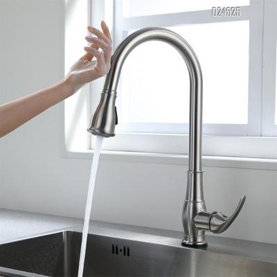 China Antique Sense Faucets Vase Shaped Stainless Steel Faucet Touch Sensor Kitchen Faucet for sale