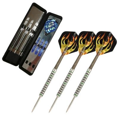 China Professional Steel 95% Tungsten 22.0g 24.0g Tip 95% Tungsten Darts Barrel With Shafts And Flights for sale