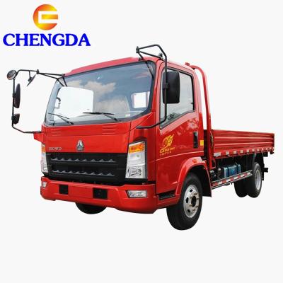 China 4x2 2Axles Sinotruk HOWO Cargo Trucks For Sale In China 5995x2250x2450 for sale