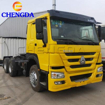 China cheap 6X4 3 axles trailer head truck used tractor trucks truck head 6500x2500x3200 for sale