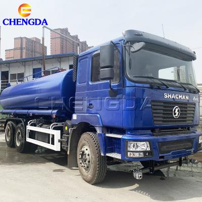 China Shacman carbon steel 5000 gallon water tank trucks for drinking water for sale