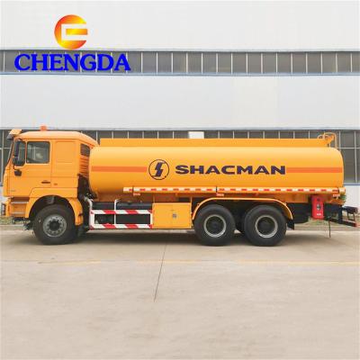 China Carbon Steel Shacman 20000 Liter Petrol Fuel Transport Tanker Trucks For Sale for sale