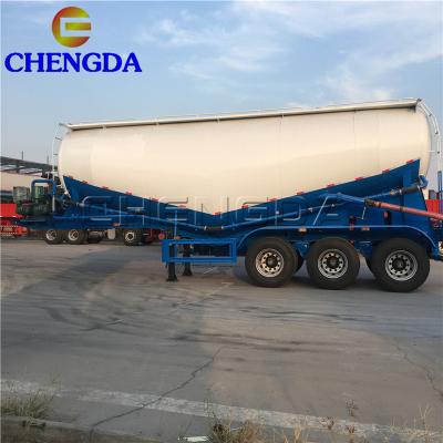 China White Cement Bule Bulker Cement Tanker Semi Tanker Bule Truck Trailer 3 Axles Bulk Trailer For Sale In China for sale